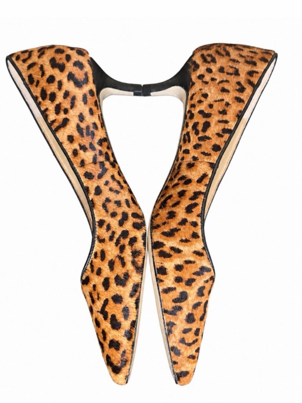 Talbots Leopard Print Pointed Toe Heels in Leopard Print Calf Hair | W 7.5